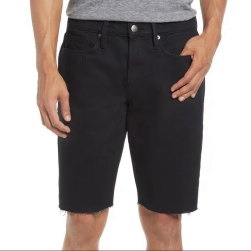 NWT Frame Black L'homme Cut Off Shorts‎ Size 30
